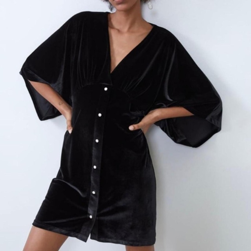 NWT zara velvet dress